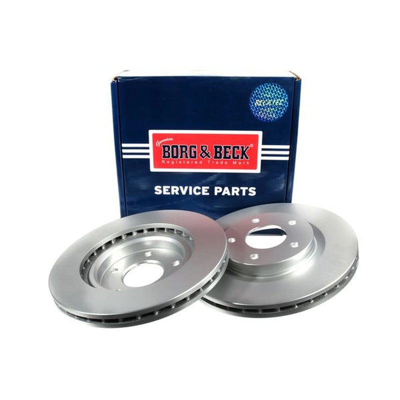 Borg & Beck 2 x Vented Front Brake Discs BBD4821