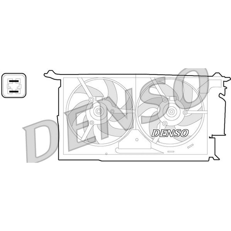 Denso Engine Cooling Fan DER21018