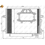 NRF Air Conditioning Condenser 350211