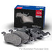 Apec Brake Pads Rear Fits Land Rover Discovery Range Brand - Town Parts