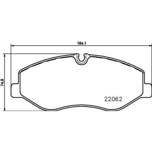 DON Front Brake Pad Set PCP1871