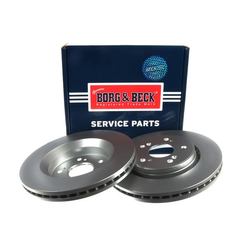 Borg & Beck 2 x Vented Front Brake Discs BBD4639