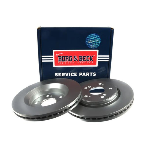 Borg & Beck 2 x Vented Front Brake Discs BBD4639