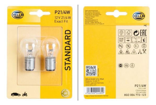 Hella 8GD 004 772-123 Bulb, stop/tail light