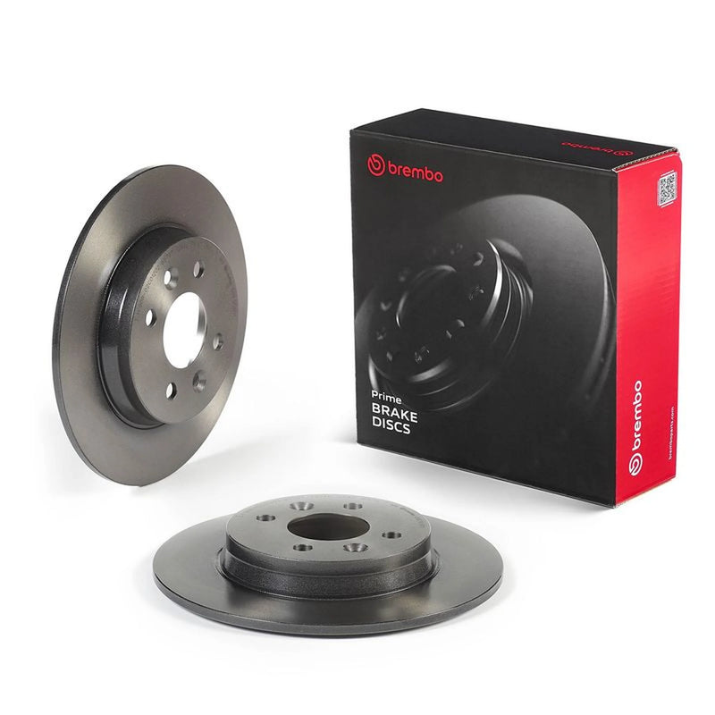 Brembo 2 x Solid Rear Brake Discs 08.E958.11