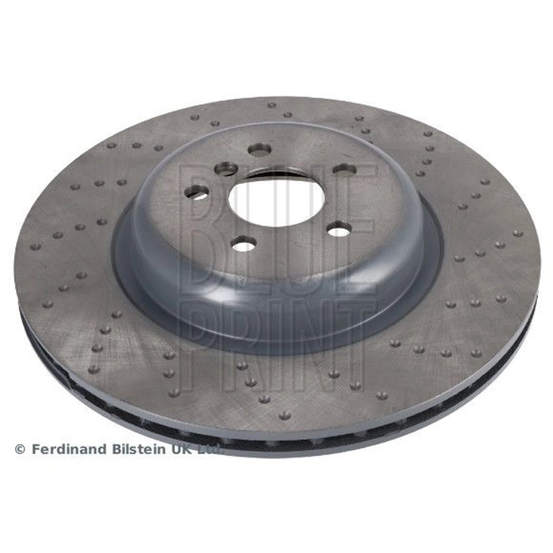 Blue Print 2 x Rear Perforated/Vented Brake Discs ADBP430212