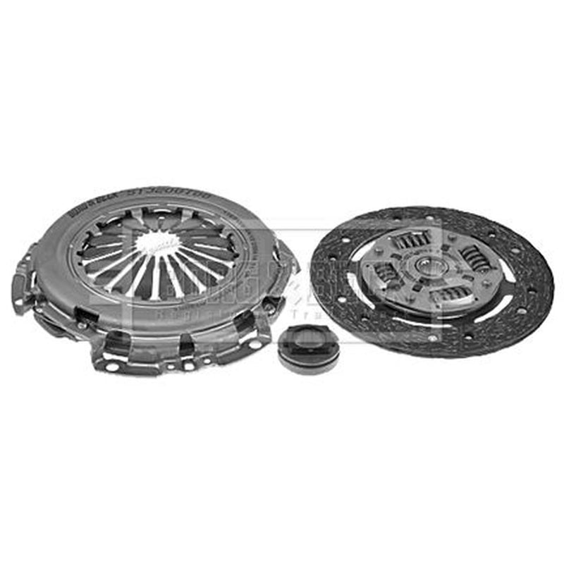 Borg & Beck Clutch Kit Set 3pc 200mm HK2630