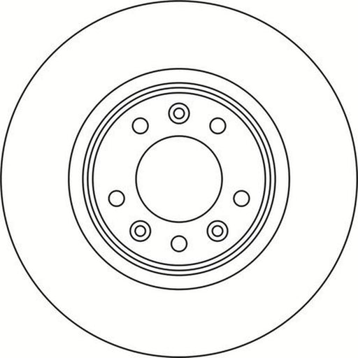 Abtex 2 x Vented Rear Brake Discs BD2133V