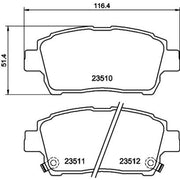 Mintex Front Brake Pad Set MDB2029