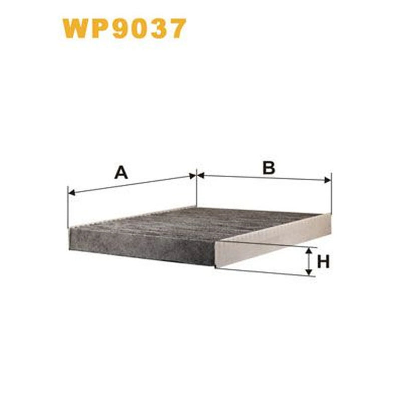 WIX Cabin Air Filter (Pollen Filter) WP9037