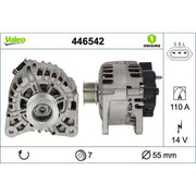 Valeo Car Alternator 12V 446542