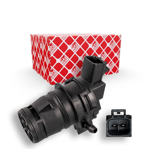 FEBI BILSTEIN 109275 Window Cleaning Washer Fluid Pump Fits Lexus Mazda 3 Subaru FEBI - Town Parts