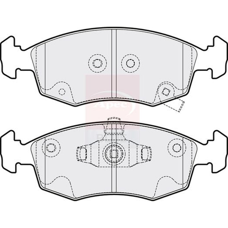 Apec Front Brake Pad Set PD3288