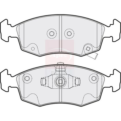 Apec Front Brake Pad Set PD3288