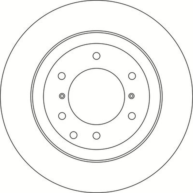 Abtex 2 x Vented Rear Brake Discs BD1593V