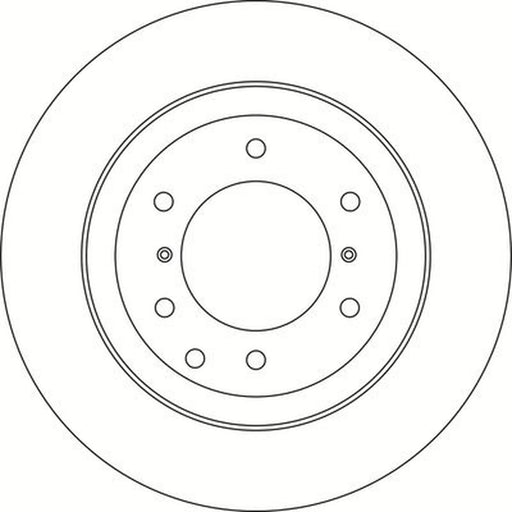 Abtex 2 x Vented Rear Brake Discs BD1593V