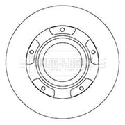 Borg & Beck Rear Brake Discs BBD6067S
