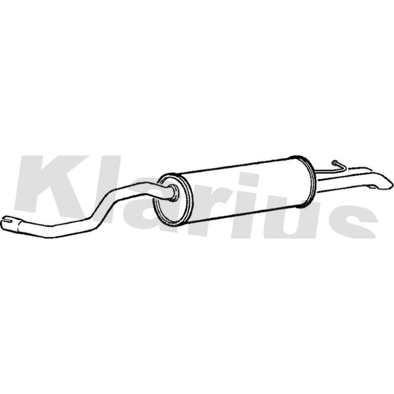 Klarius Box With Tail Pipe Rear VW514E