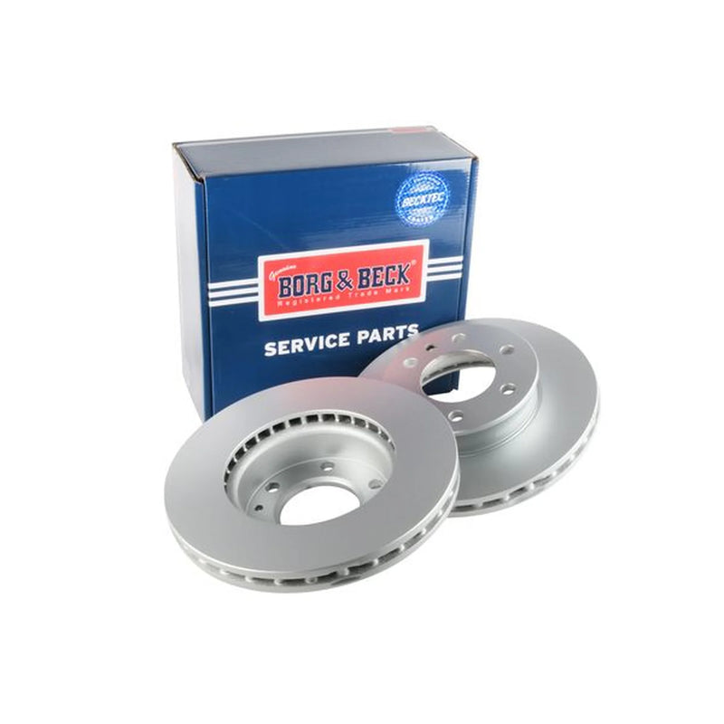 Borg & Beck 2 x Vented Front Brake Discs BBD4570