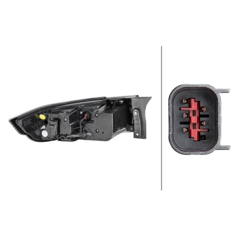 Hella Tail Light / Lamp W16W Right 2SK 012 379-441