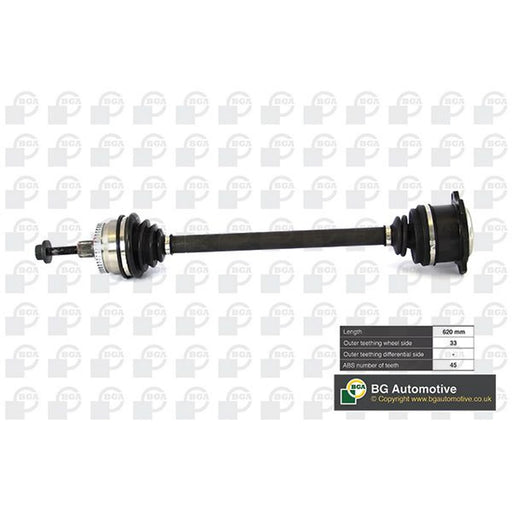 BGA CV Drive Shaft Driveshaft Front Right DS9622RA