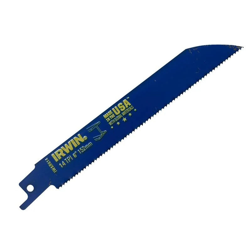 IRWIN® 614R Sabre Saw Blade Metal Cutting 150mm 14 TPI Pack of 2 - 10506424