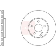 Apec 2 x Vented Front Brake Discs DSK2376
