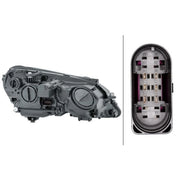 Hella Headlight Headlamp H7/H7 Left 1EL 010 800-011
