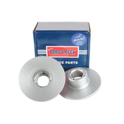 Borg & Beck 2 x Solid Front Brake Discs BBD4264