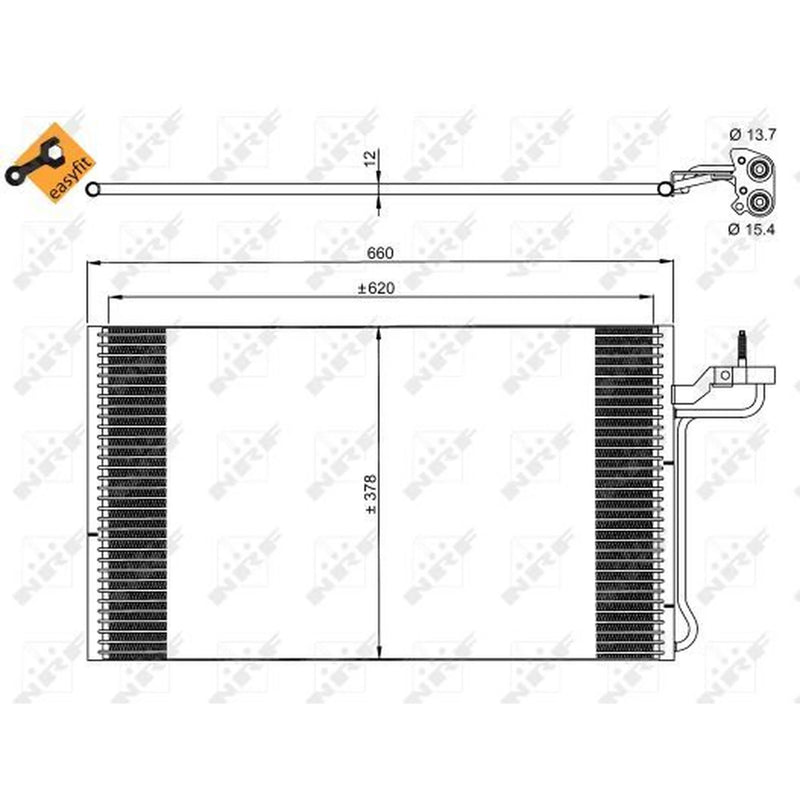NRF Air Conditioning Condenser 35882