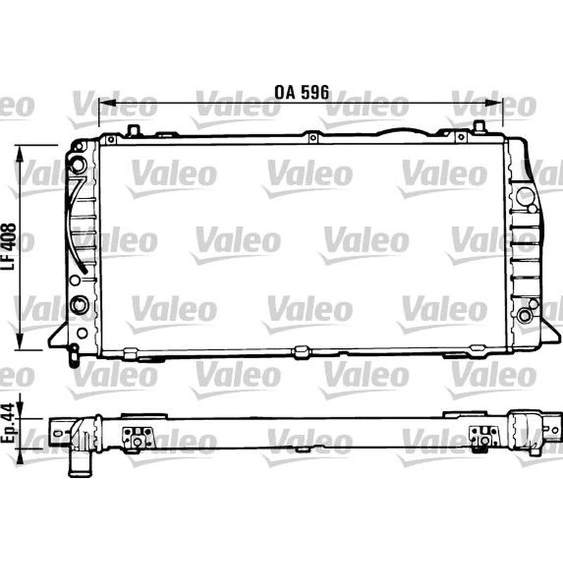 Valeo Engine Radiator 731428