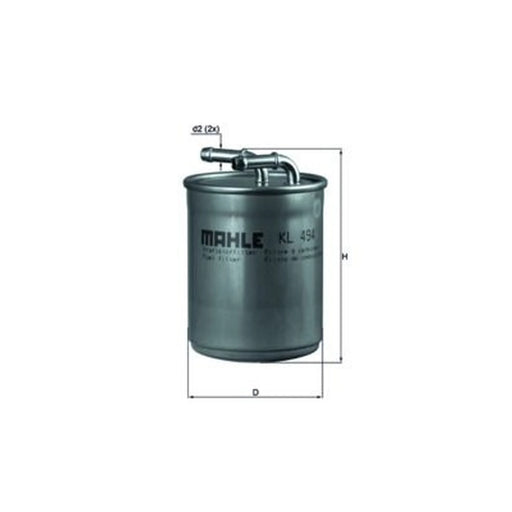Mahle Fuel Filter Element KL 494