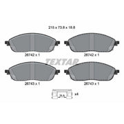 Textar Front Brake Pad Set 2674201