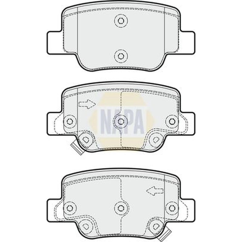 NAPA Rear Brake Pad Set NBP1342