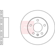 Apec 2 x Vented Front Brake Discs DSK2446