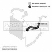 First Line Intercooler Turbo Charge Air Hose FTH1694