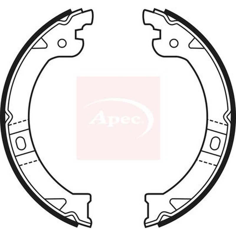 Apec Parking Brake Shoe Set SHU683