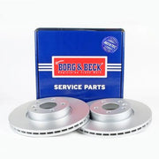 Borg & Beck 2 x Vented Front Brake Discs BBD5121