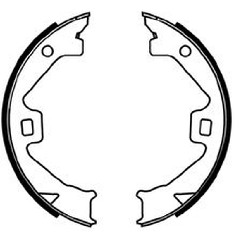 Abtex Brake Shoe Set Axle Kit ABS4045