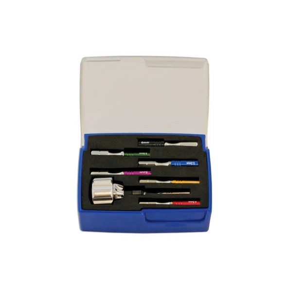 Laser Tools Precision Ratchet Nut Driver Set 8pc - PL