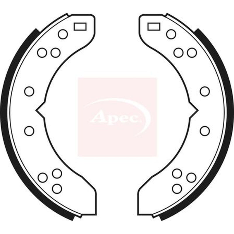 Apec Brake Shoe Set Axle Kit SHU250