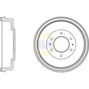 NAPA Brake Drum Assembly Rear NDR1013