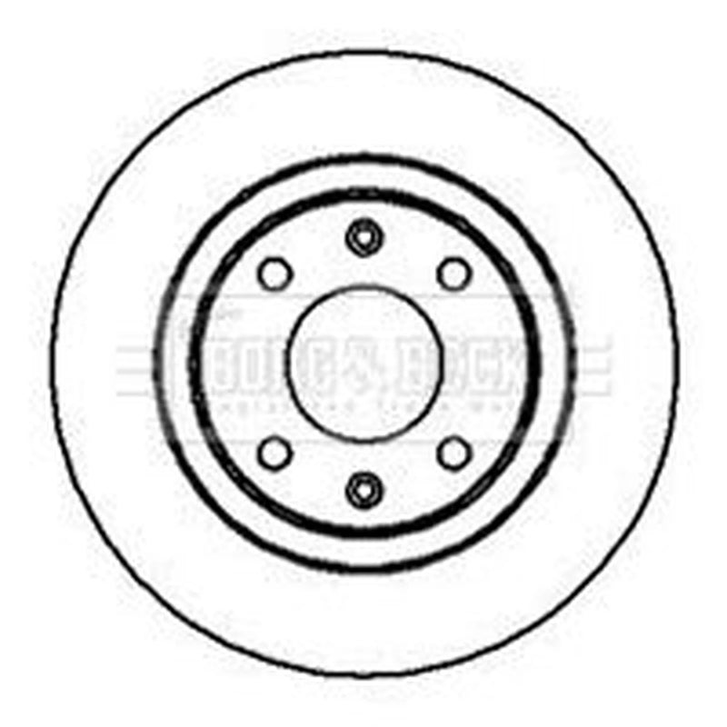 Borg & Beck Front Brake Discs BBD4006