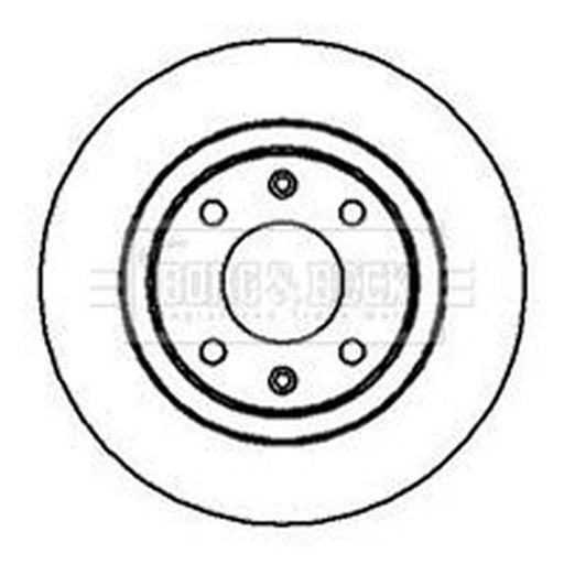 Borg & Beck Front Brake Discs BBD4006
