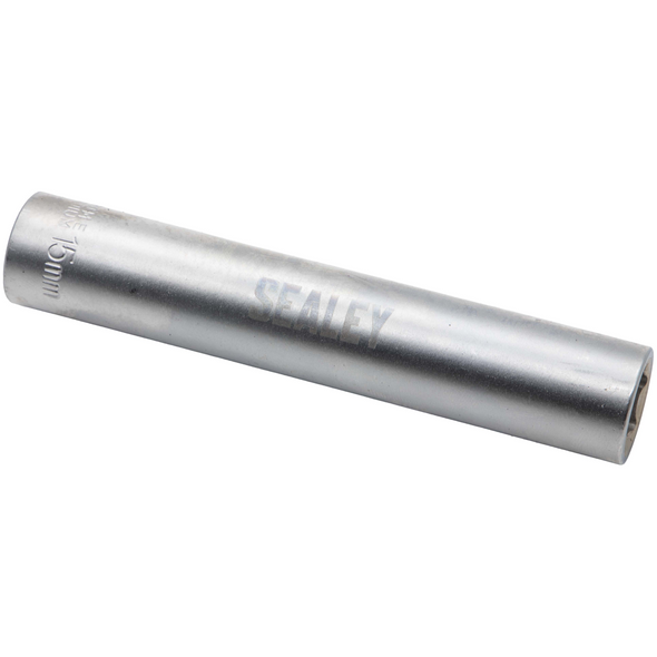 Sealey 3/8"Dr Extra-Deep Hex Socket 15mm (120mmL)