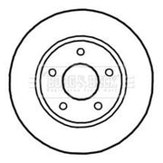 Borg & Beck 2 x Vented Front Brake Discs BBD4752