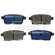 Borg & Beck 4 x Rear Brake Pad Set BBP2115