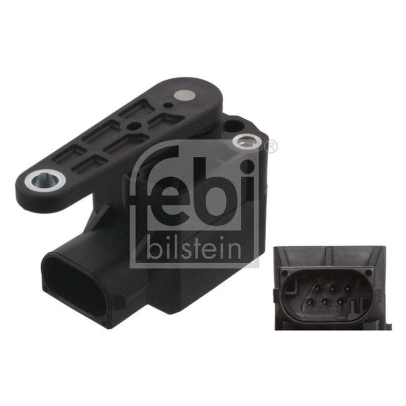 Febi Headlight Levelling Sensor Front 6 Connectors 12V 37932