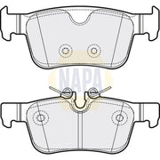 NAPA Rear Brake Pad Set NBP1790