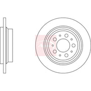 Apec 2 x Solid Rear Brake Discs DSK829